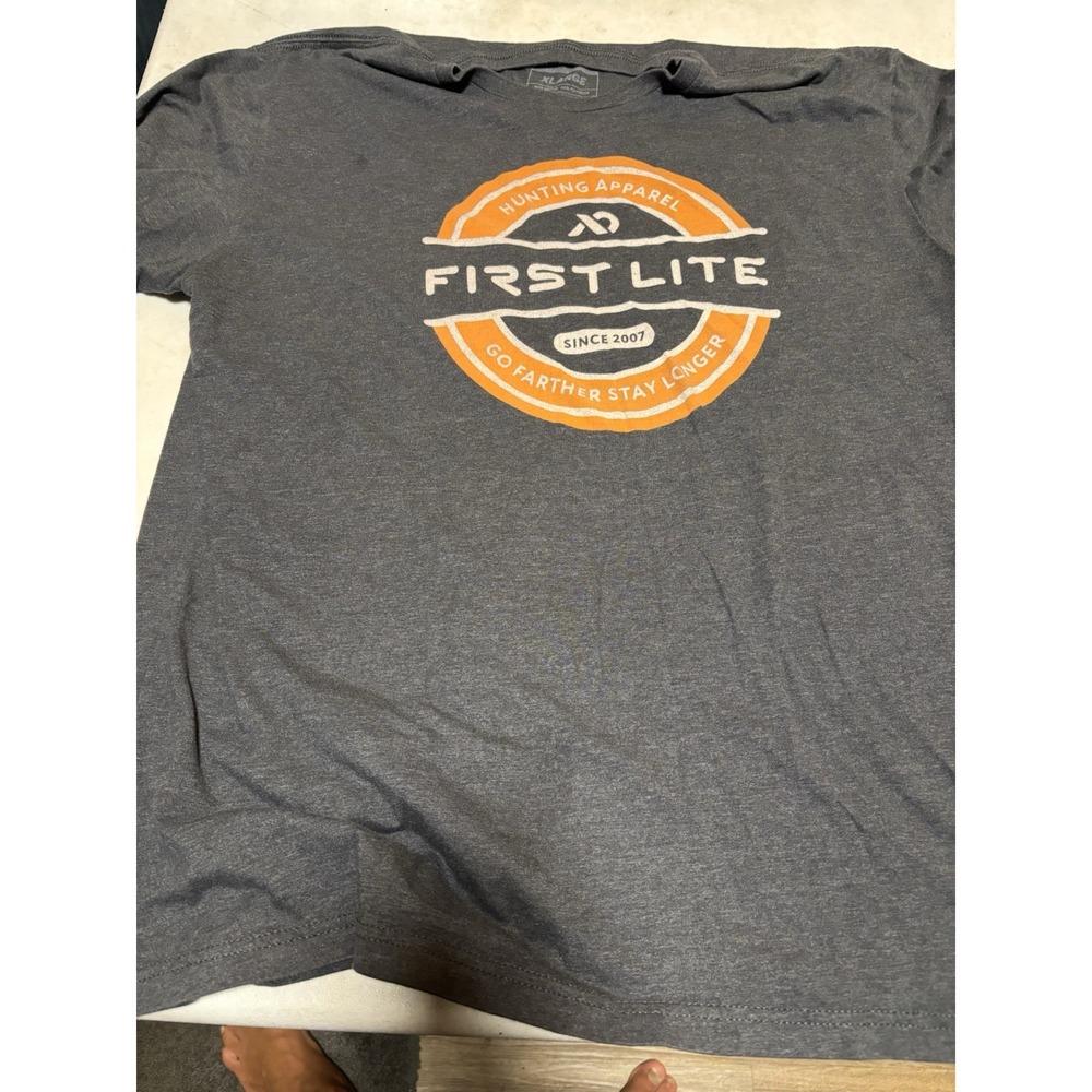 First Lite Hunting Apparel XL T Shirt Gray